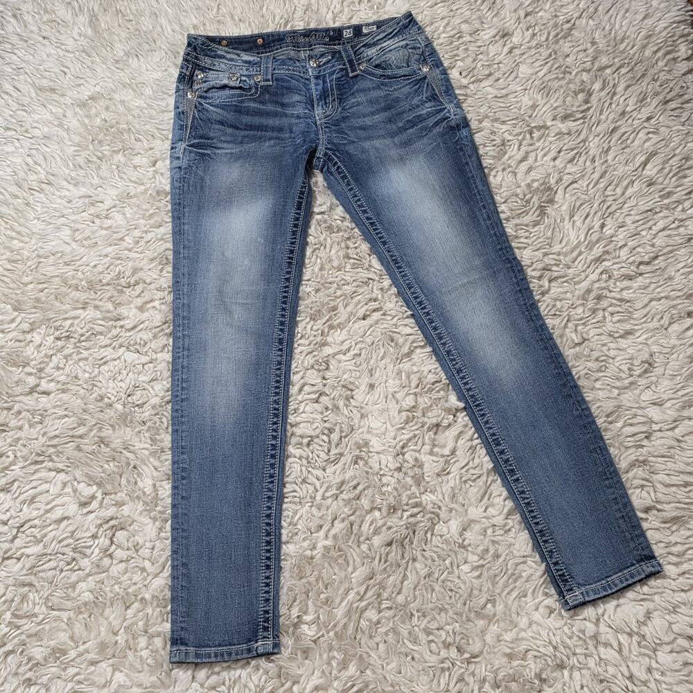 Miss Me Jeans Womens Signature Skinny Jeans Size 28 JE8510SR